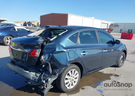 2016 Nissan Sentra Sv из США, поврежденный, VIN 3N1AB7AP9GY233218